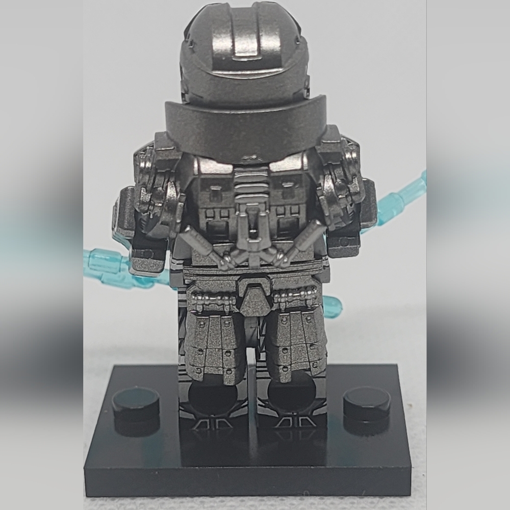 Silver custon lego iron man wiplash complete uniform CQ03-M4 mini figure - Picture 7 of 10